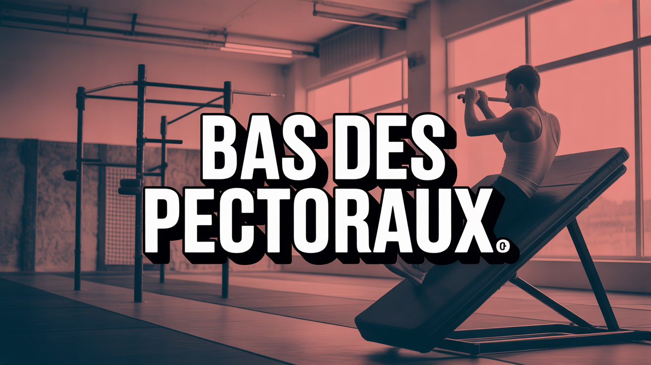 Vue salle de sport musculation bas des pectoraux