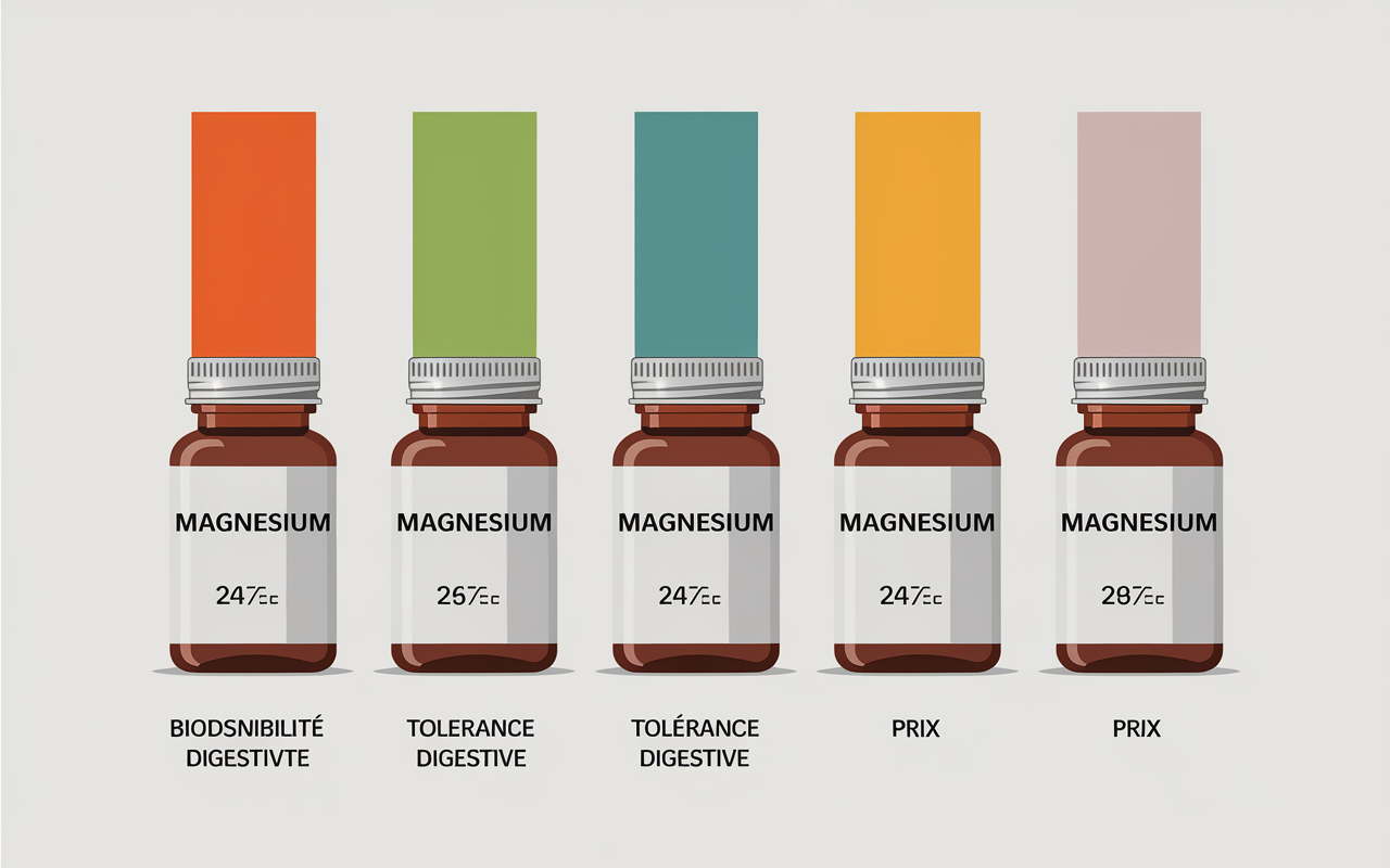 meilleur magnesium comparatif biodisponibilite et tolerance