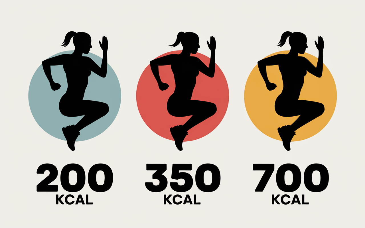 graphique calories corde a sauter