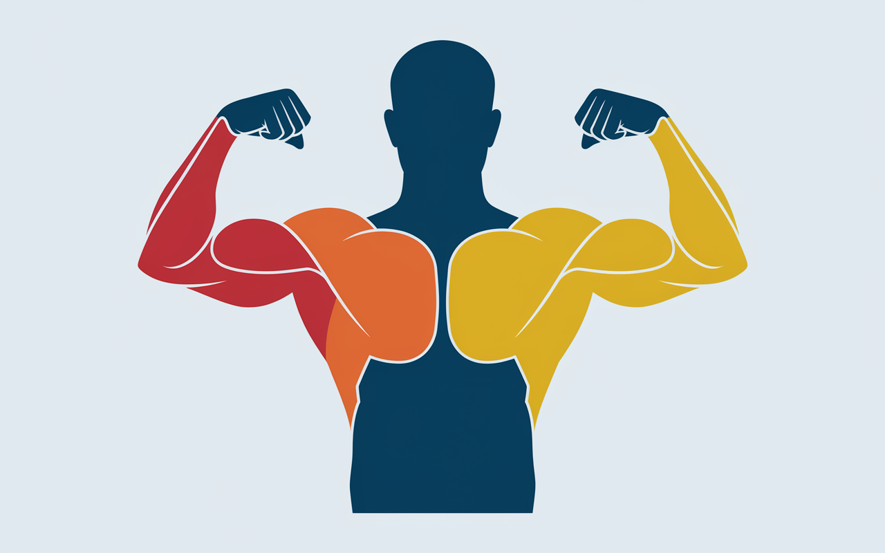 schéma muscles sollicités dips pectoraux triceps