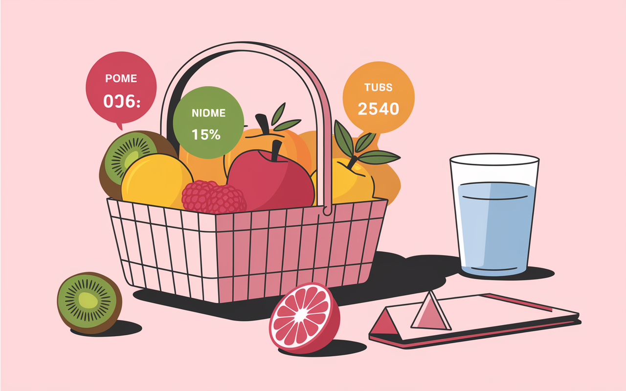 panier fruits index glycemique perte de poids