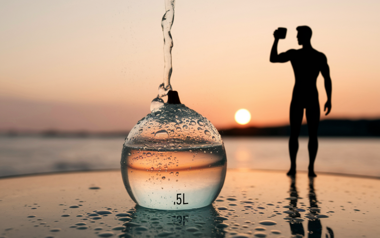 hydratation optimale sportif soir