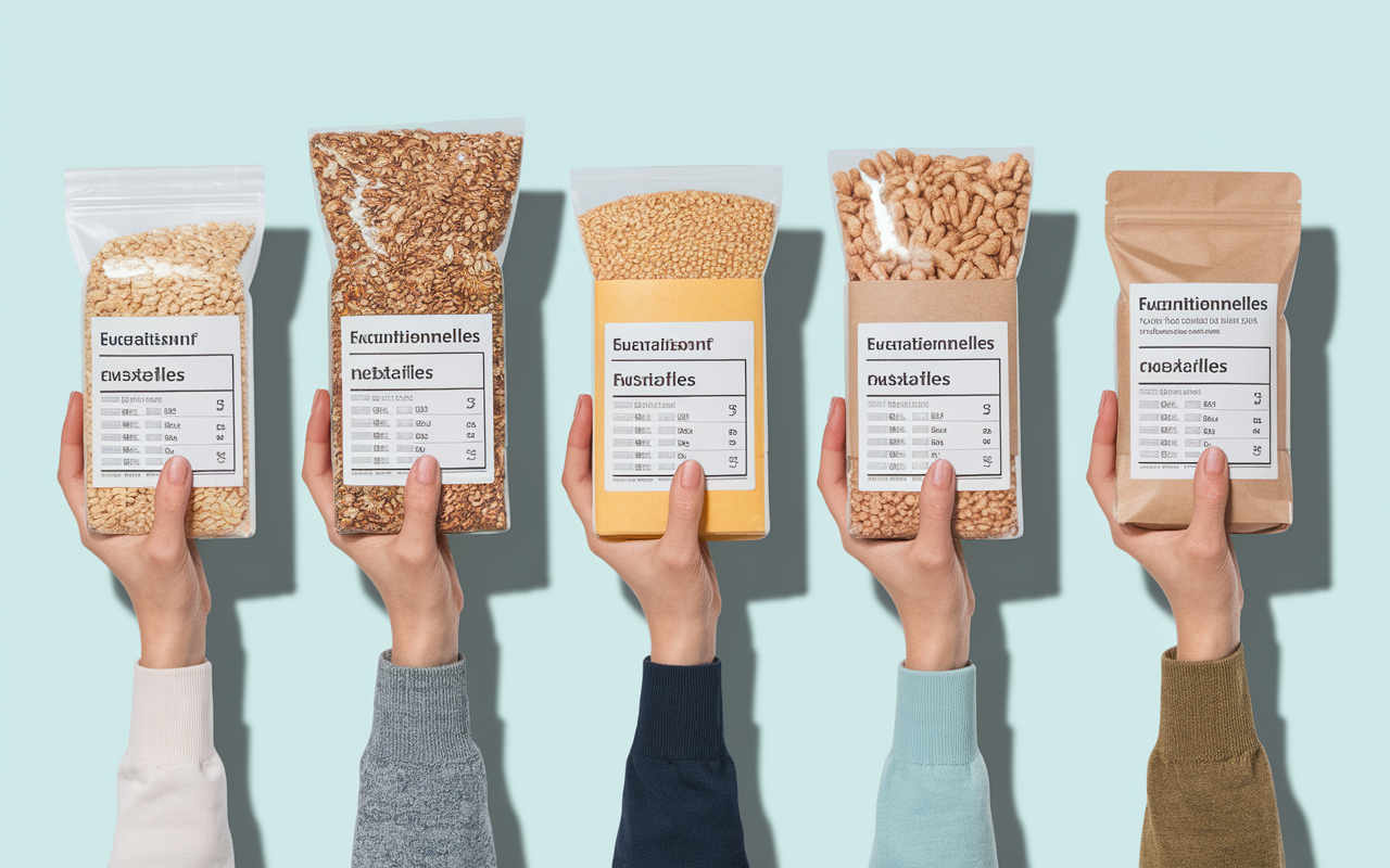 Tableau comparatif cereales regime calories fibres sucres