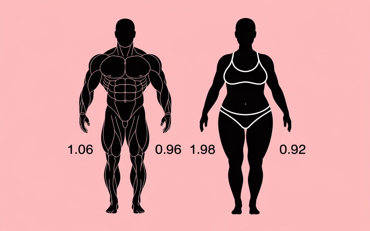 comparaison muscle graisse volume densité