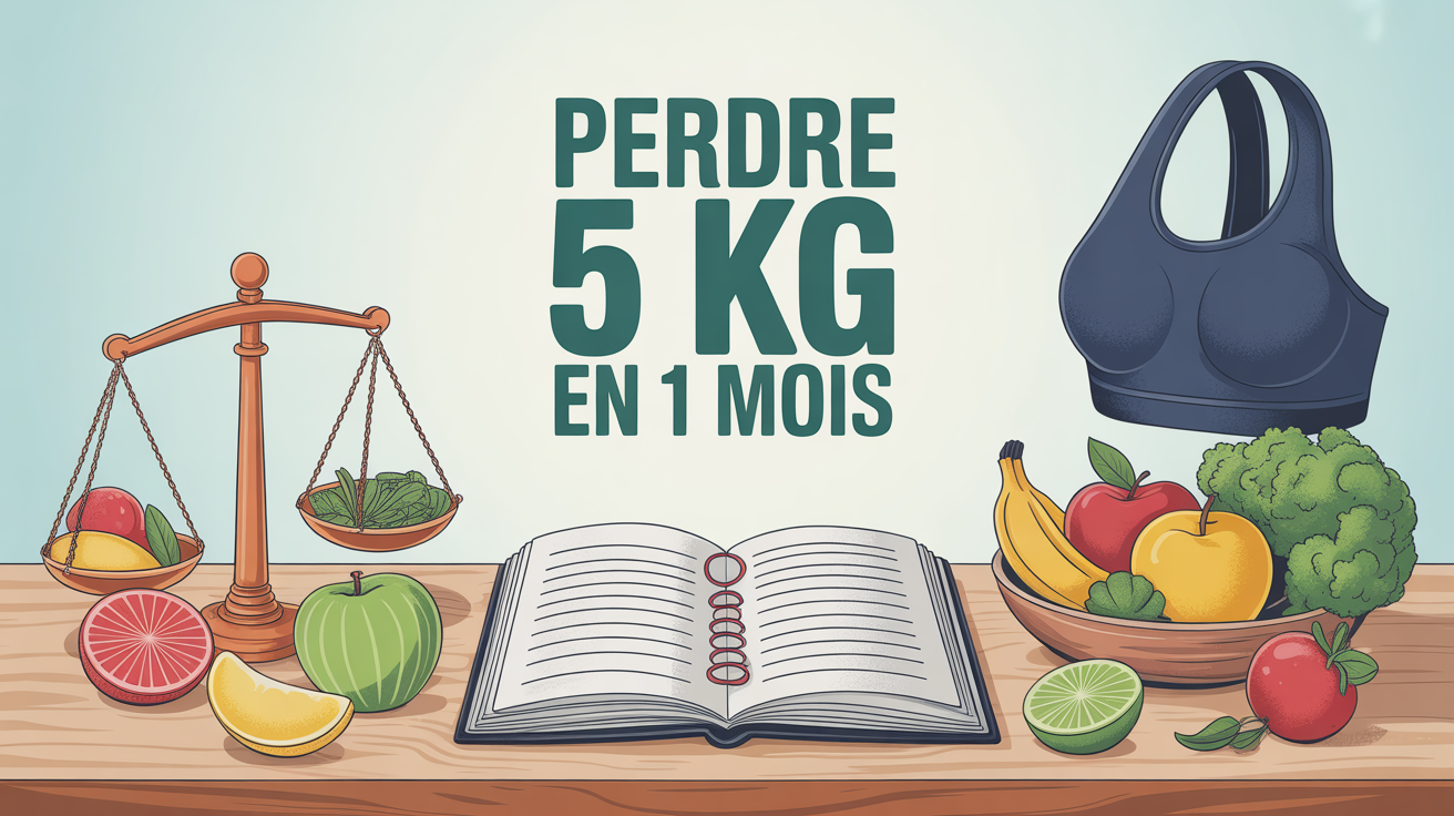 Carnet de menus perte de 5 kg en 1 mois