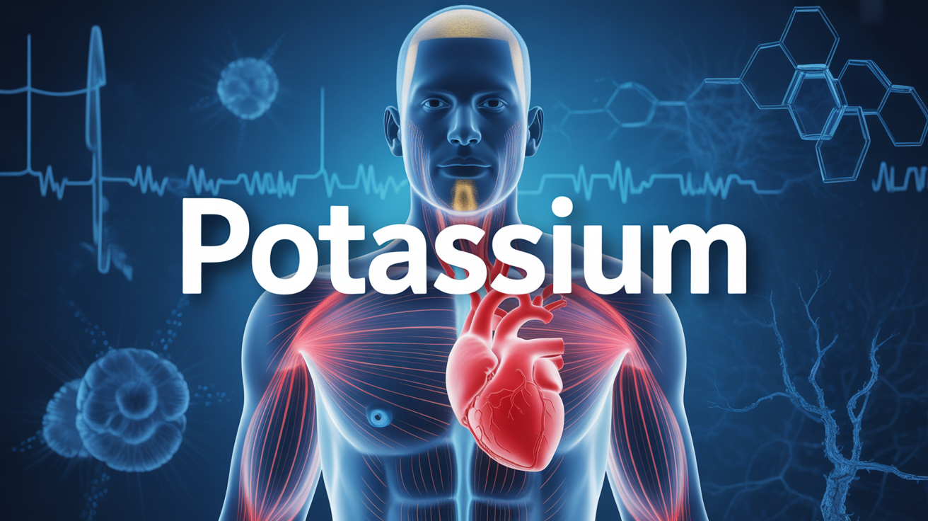 illustration potassium corps humain coeur muscles