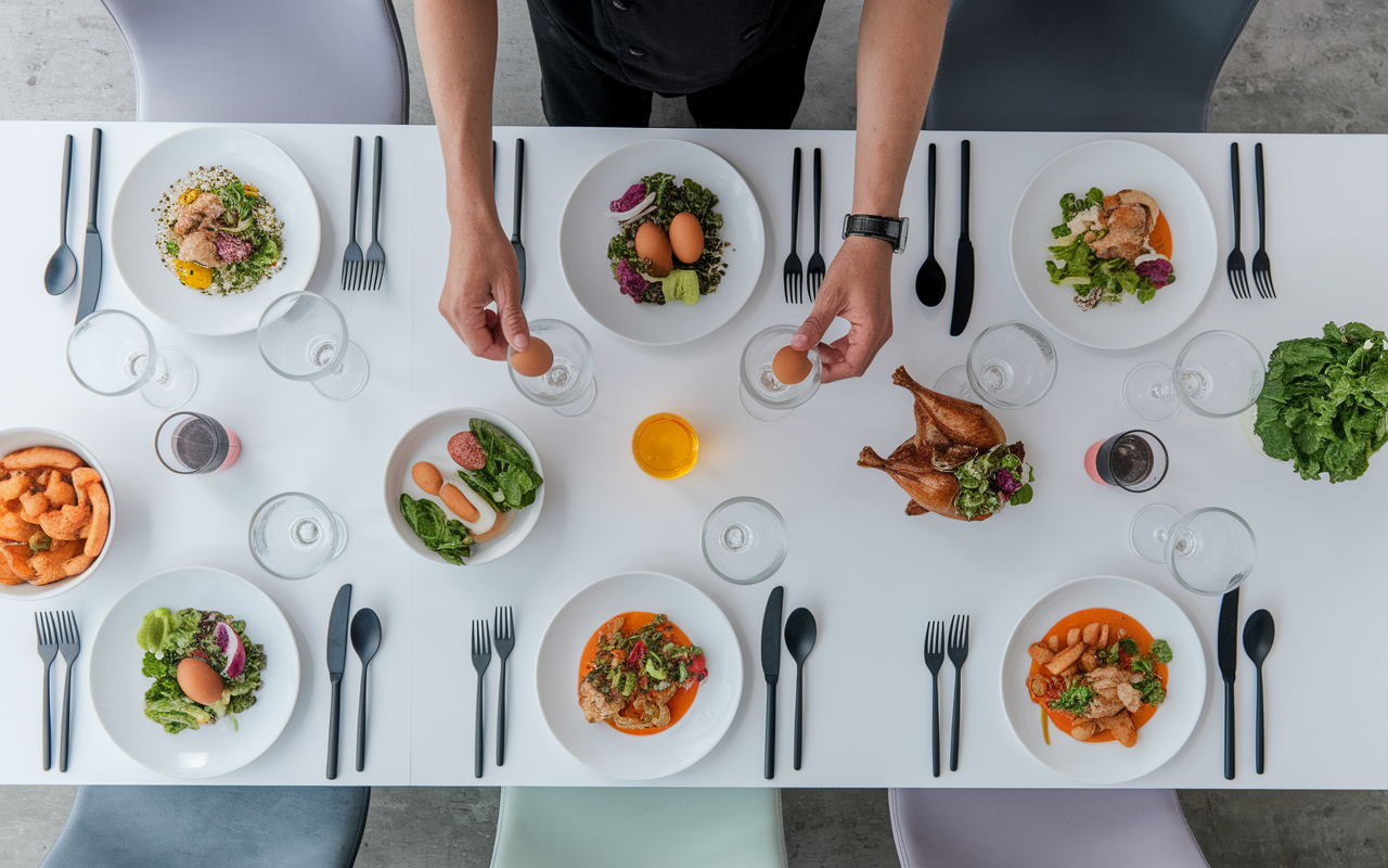 cuisine moderne ingredients frais et plats rapides