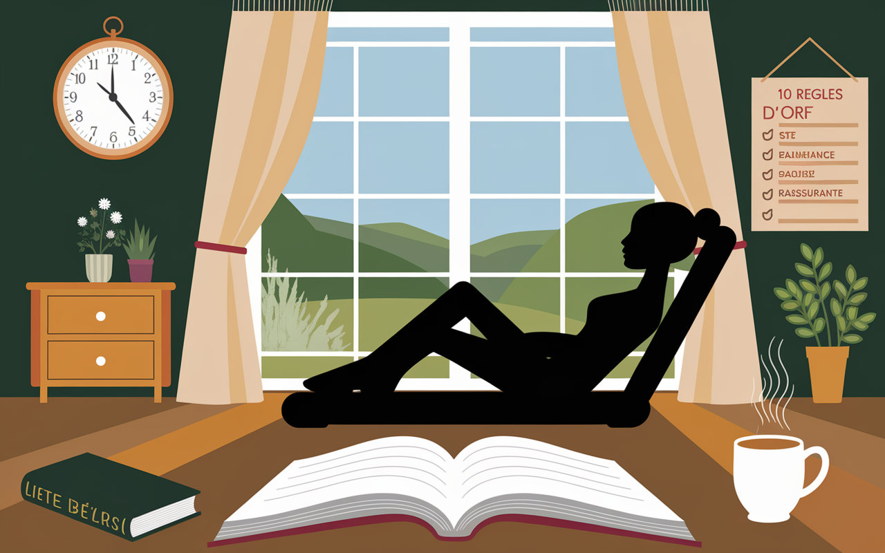 Routine sommeil perte de poids chambre relaxante
