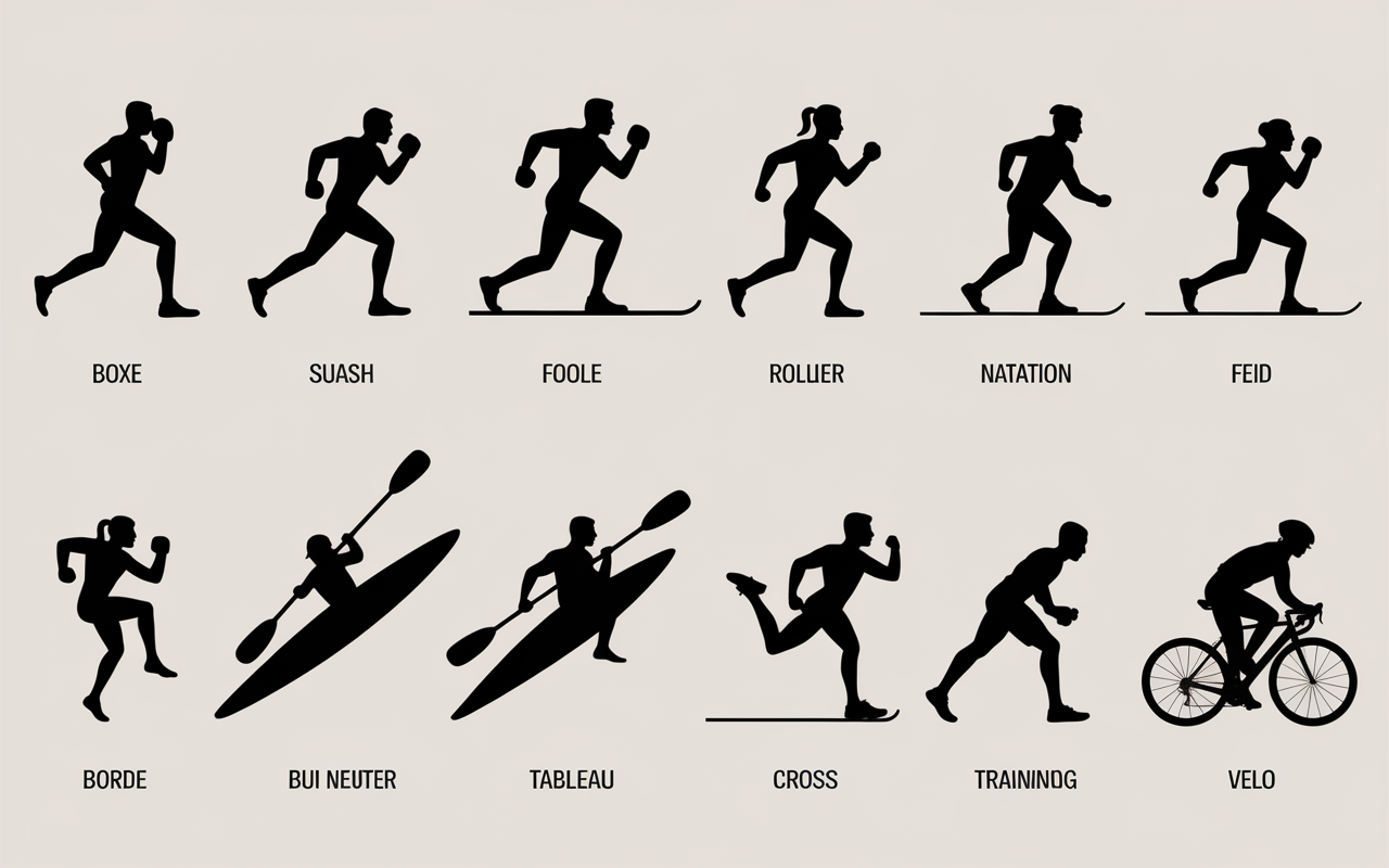 tableau sports cardio calories par sport