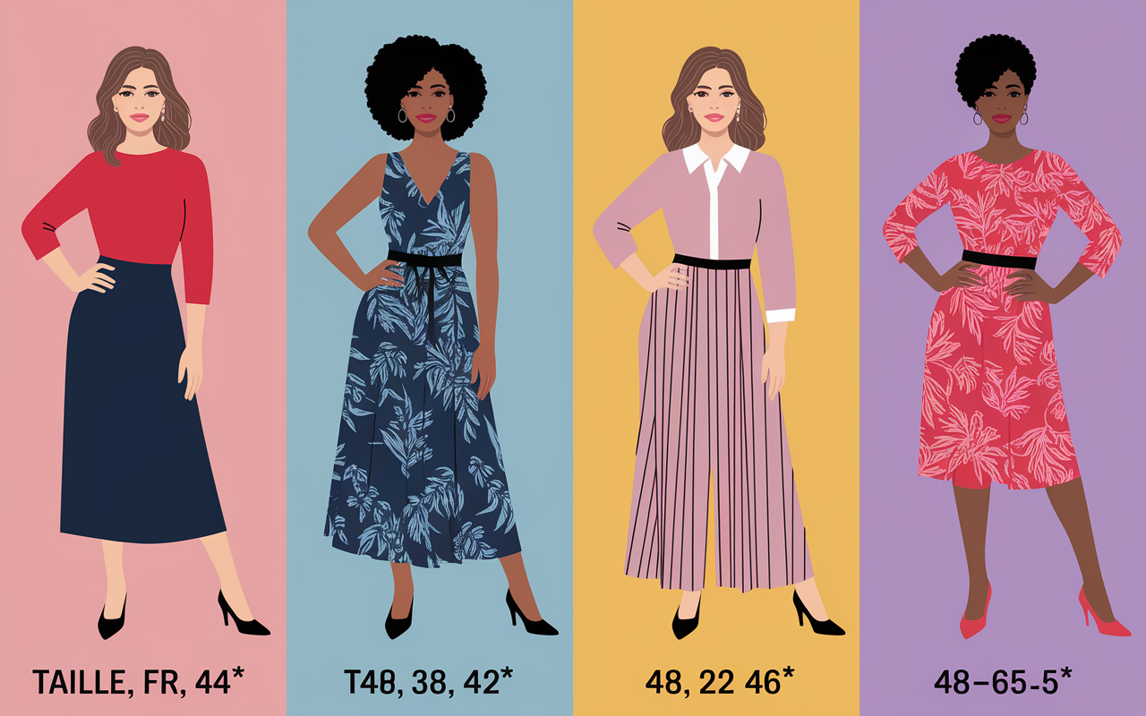 Tableau des moyennes de tour de cuisse femme