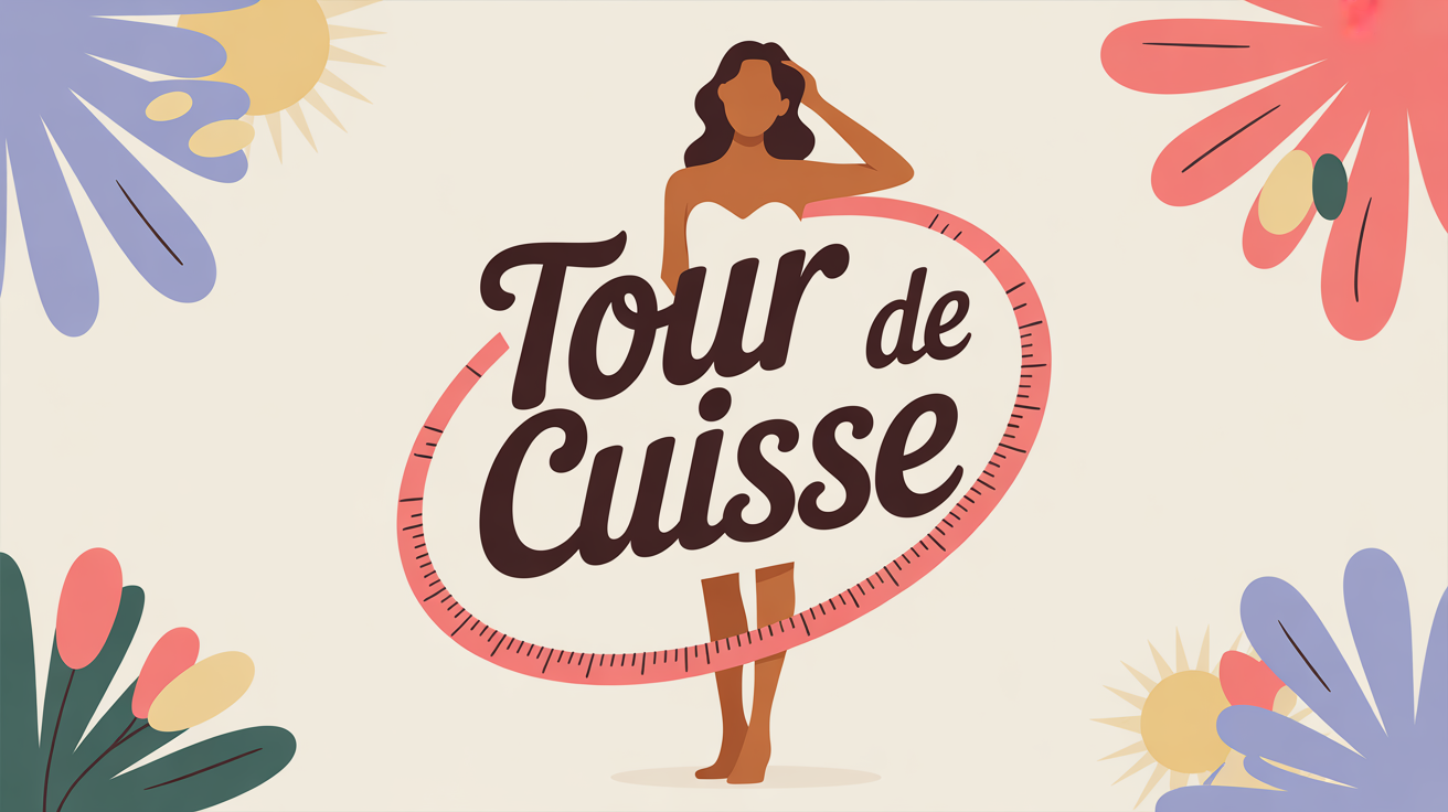 silhouette femme debout avec mètre-ruban tour de cuisse