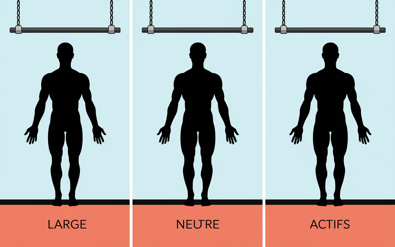 schema prises tractions muscles recrutés
