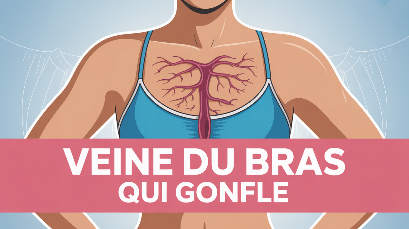 Bras stylise avec veine du bras qui gonfle medical sport