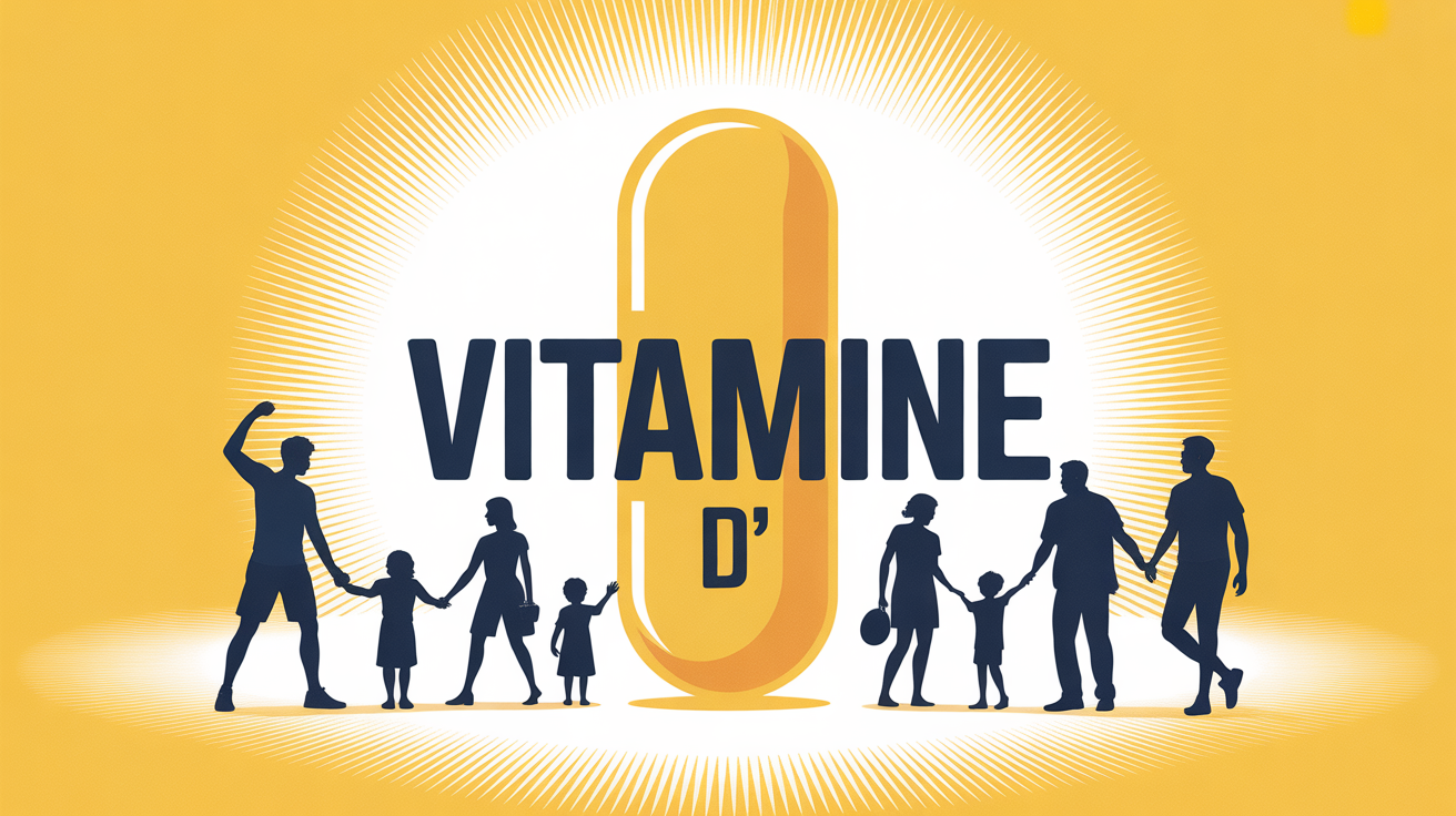 illustration vitamine d energie famille sportifs seniors