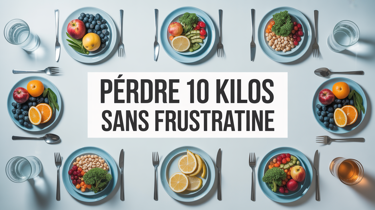 Table moderne menu rééquilibrage alimentaire perdre 10 kilos