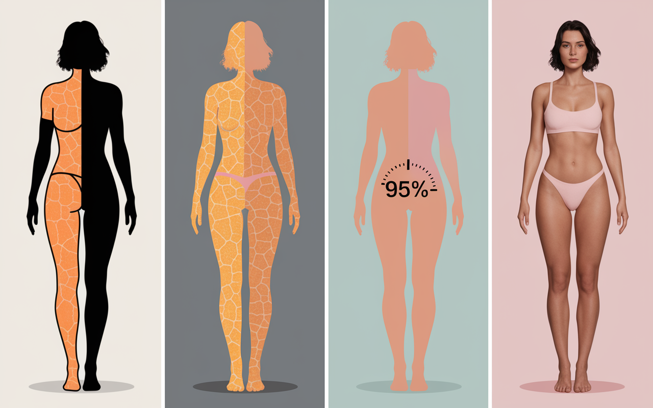 VibraPro résultats cellulite avant après score 95%