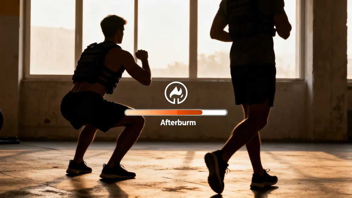 exercices metabolisme gilet pese afterburn visuel fonctionnel