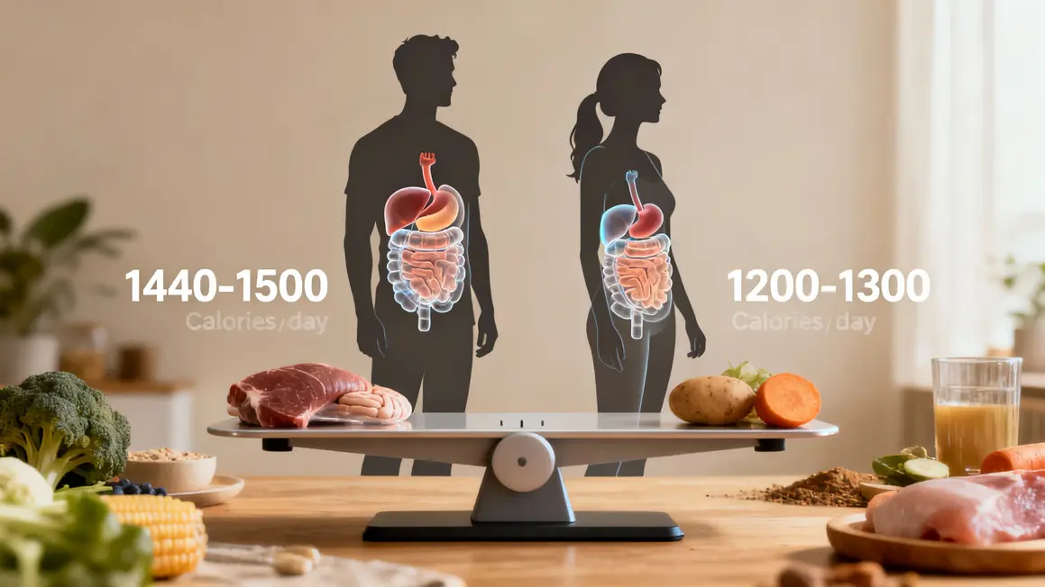 infographie metabolisme de base calories homme femme
