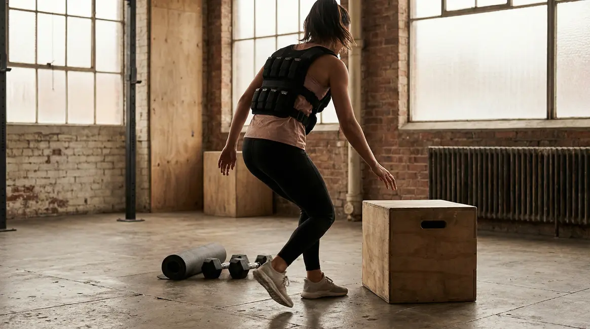 veste lestée réglable adidas en action cross training