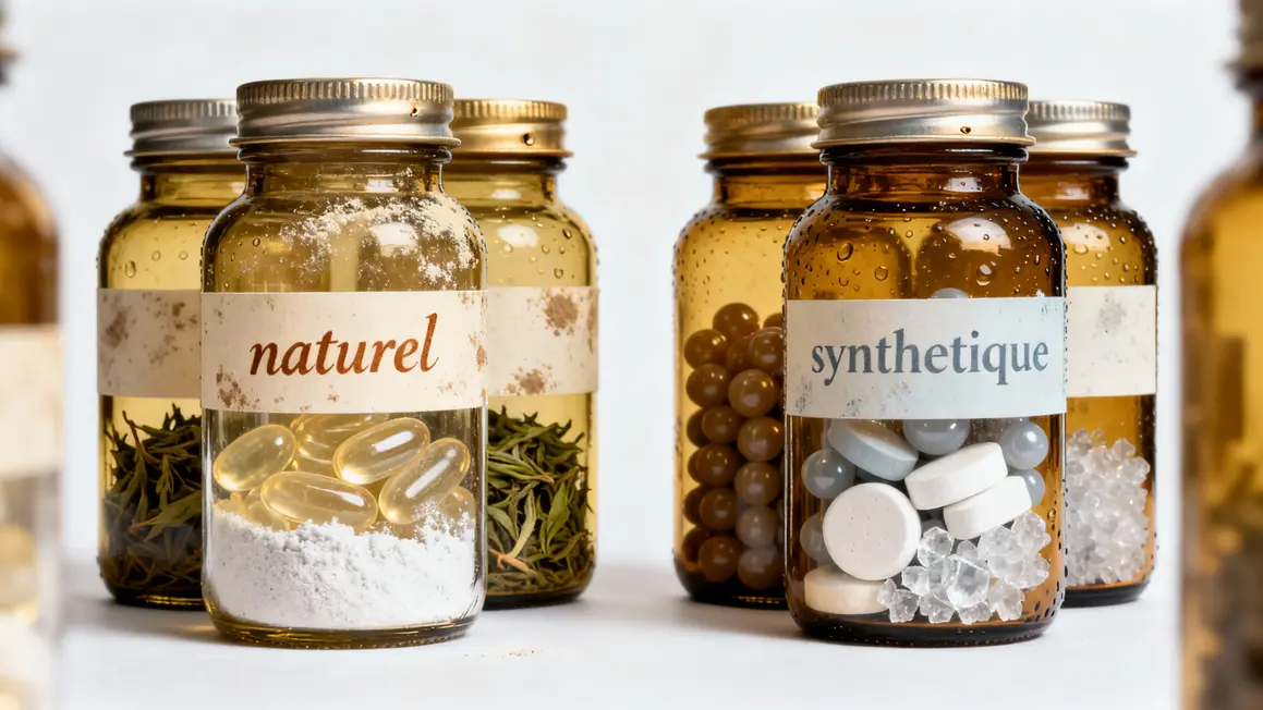 Flacons naturels et synthetiques ingredients bruleurs de graisse
