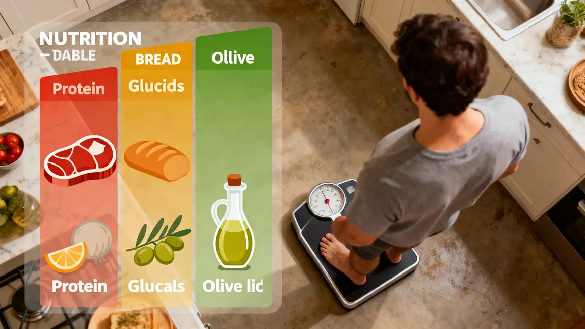 Table nutrition ratios prise de masse propre