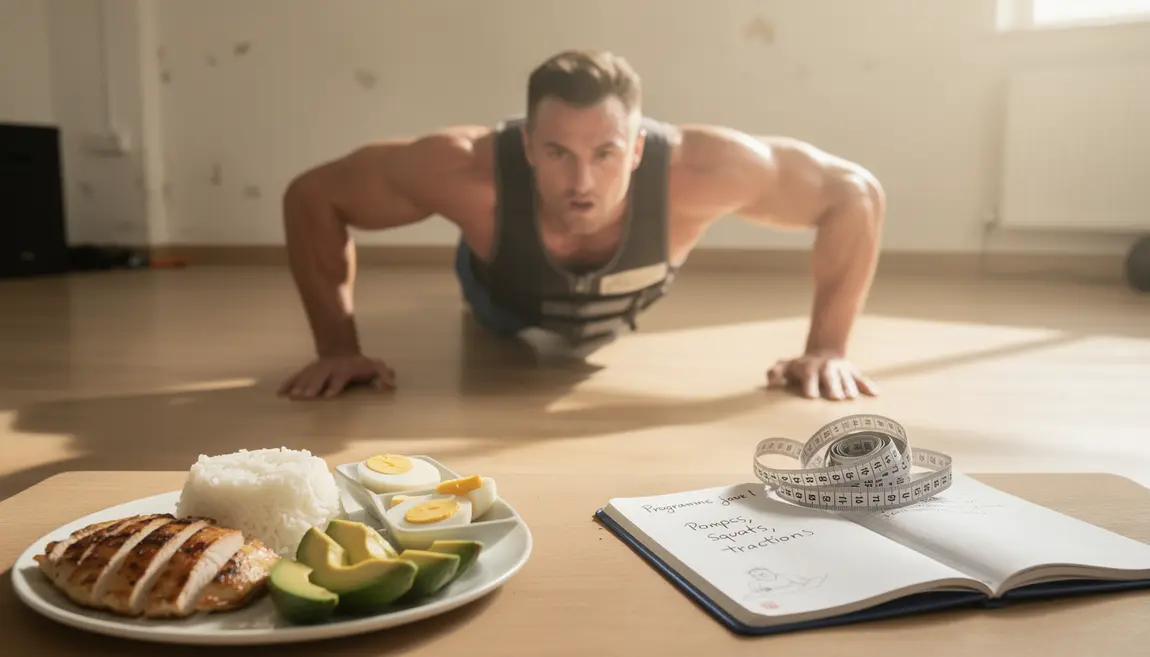 Prise de masse propre gilet lesté et aliments sains
