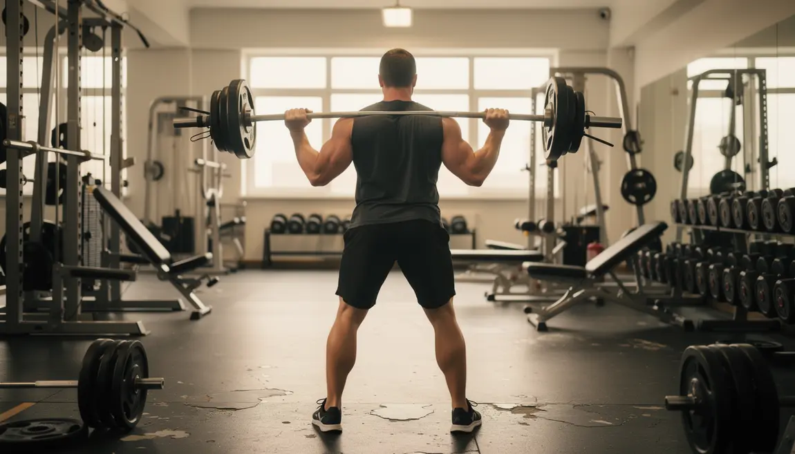 rowing a la barre posture dos correct salle sport