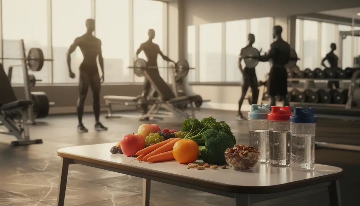 Musculation salle dynamique sans sucre fruits legumes noix