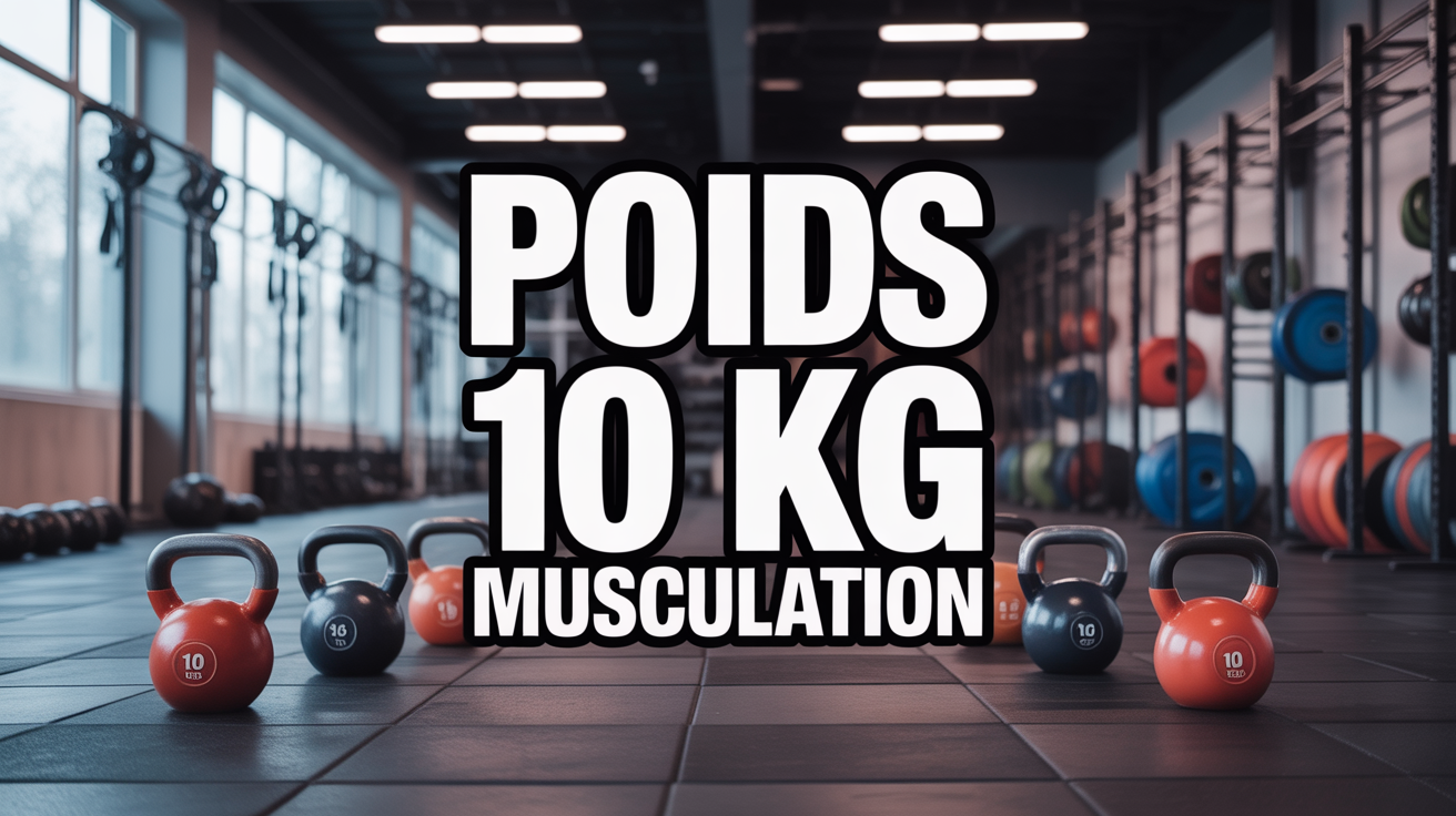 poid 10 kg musculation dans salle moderne