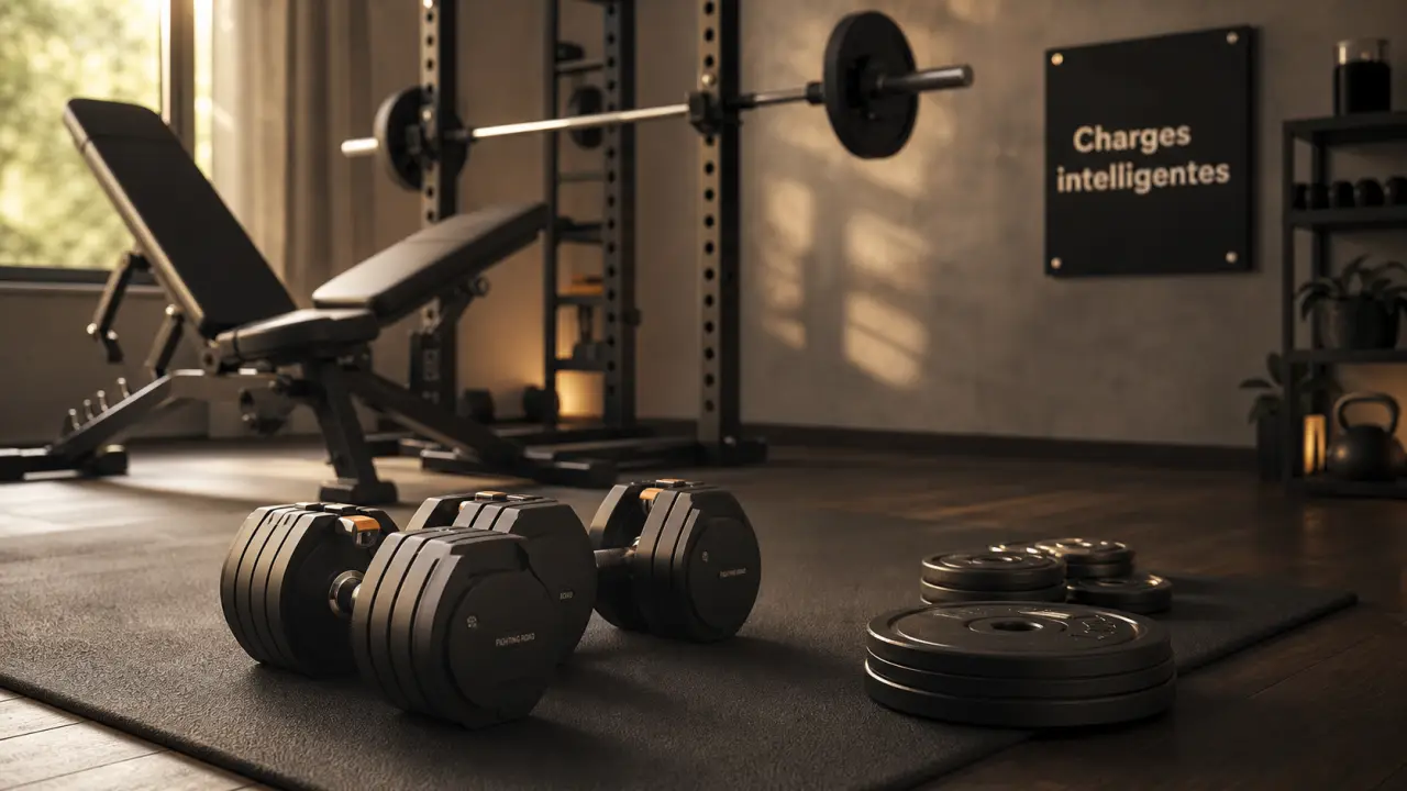 Poids de muscu : haltères réglables et disques pour choisir la bonne charge